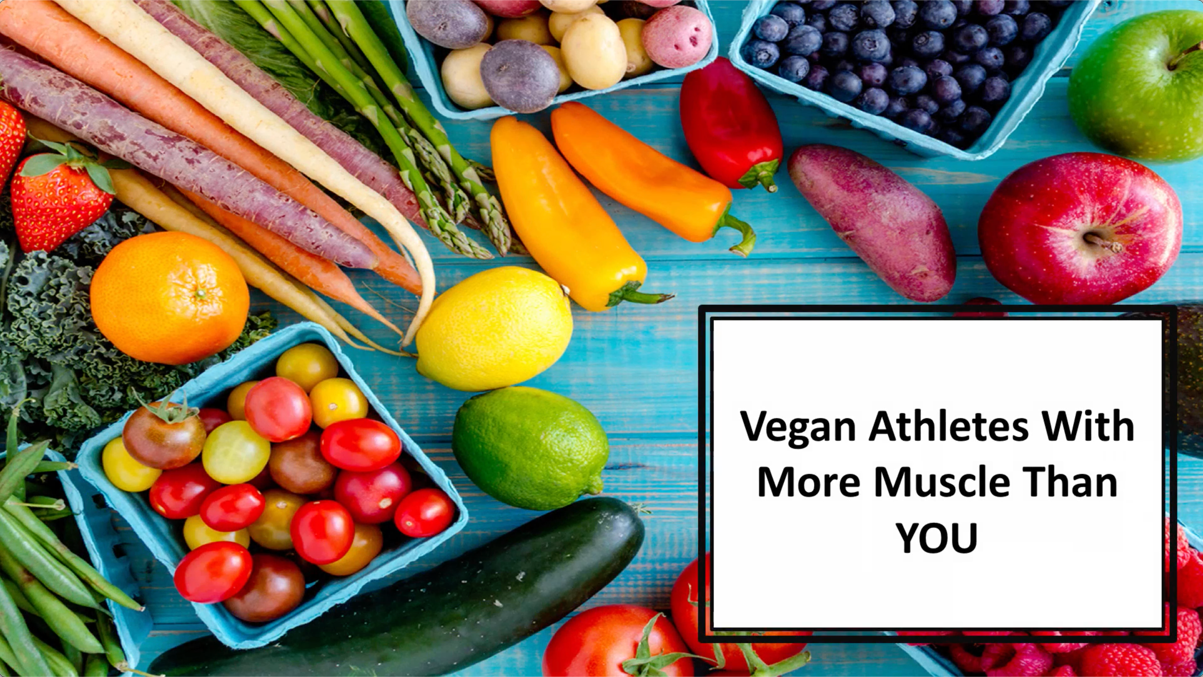 Load video: Vegan athletes with more muscle than you is the subject matter of this video.