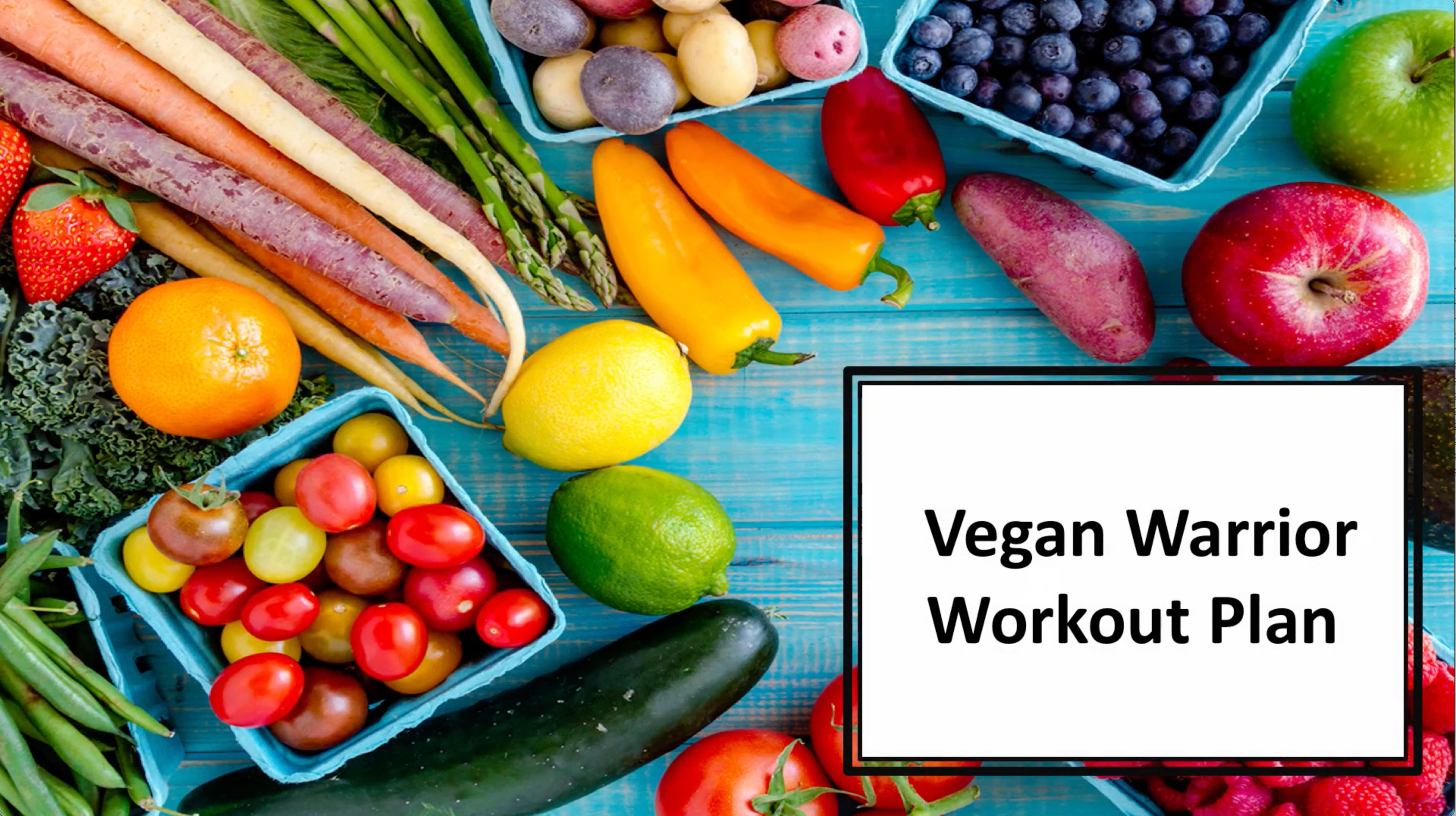 Load video: Vegan video course chapter 5 talks about the vegan warrior workout plan